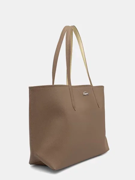 Geantă Lacoste Colorat bej