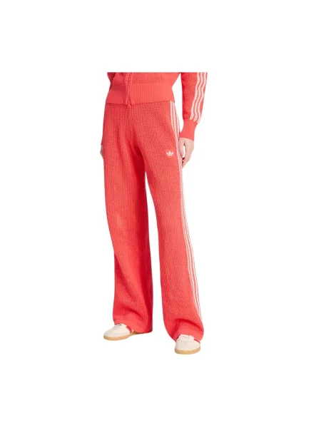 Spodnie dresowe Adidas czerwone