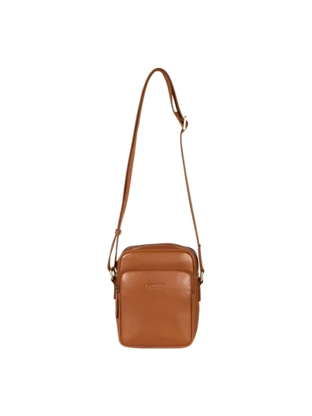 Torba crossbody Howard London skórzana beżowa