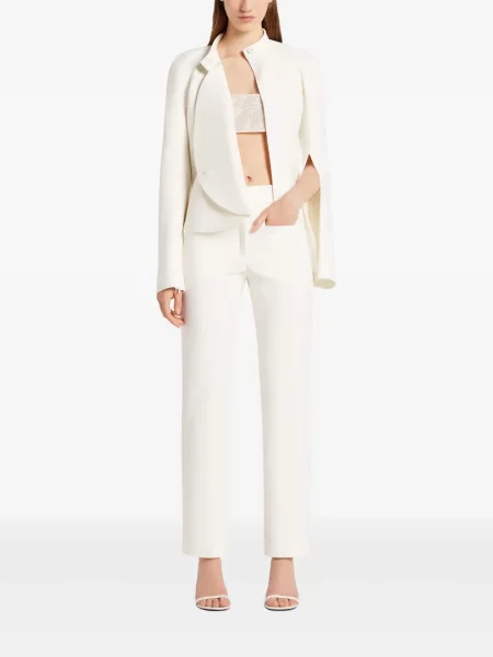 Pantaloni Courreges alb