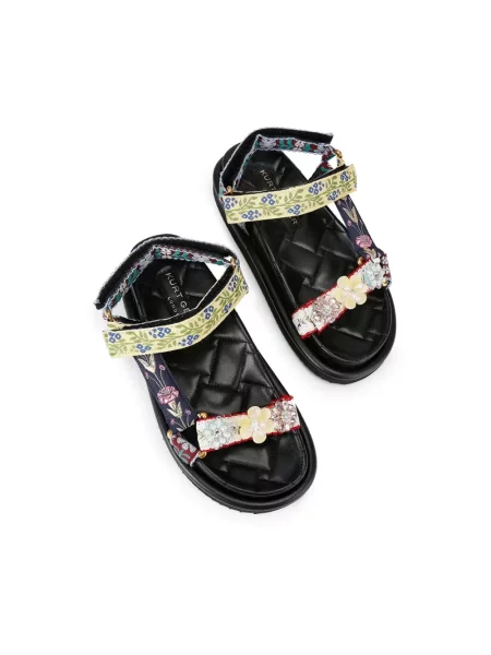 Kurt Geiger London sandały na płaskim Orson Sandal czarne
