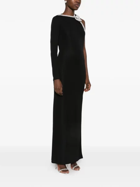 Rochie maxi Alessandro Legora cu un umăr gol negru