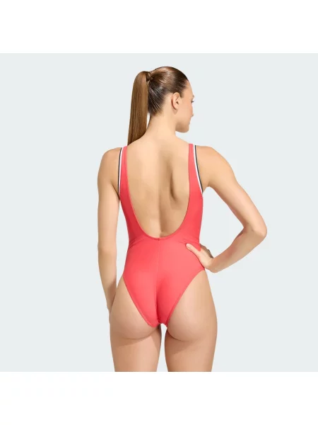 Kostium kąpielowy Collegiate U-back czerwony