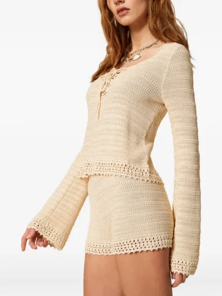 Pantaloni scurți Twinset tricotate