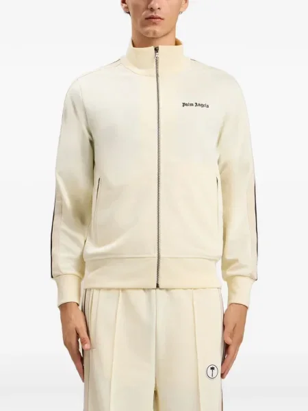 Суитчър Palm Angels на райета с автограф