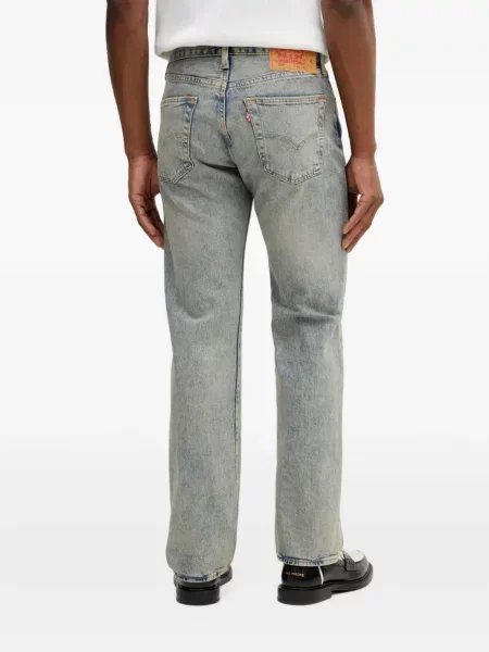 Blugi cu picior larg Levi's® de catifea cord albastru