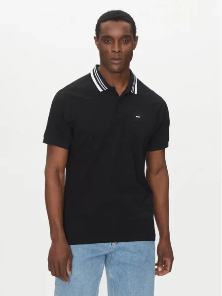 BOSS Polo marškinėliai Regular Fit juoda