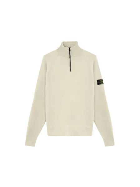 Sweter Stone Island z kamieniami beżowy