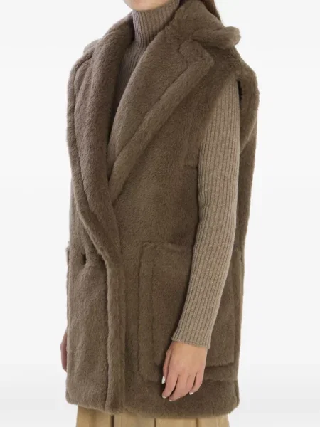 Kamizelka Max Mara dwurzędowa brązowa