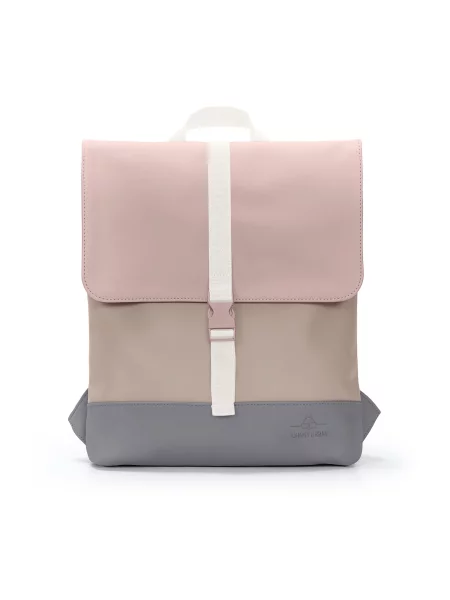 Johnny Urban Rucsac Ruby bej închis / gri fumuriu / roz alb