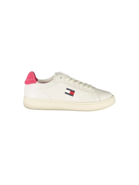 Sneakersy Tommy Hilfiger skórzane białe
