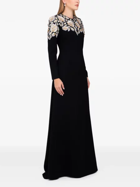 Rochie maxi Dina Melwani negru