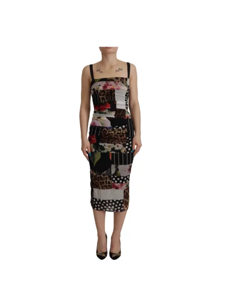 Sukienka Dolce And Gabbana biznesowa czarna