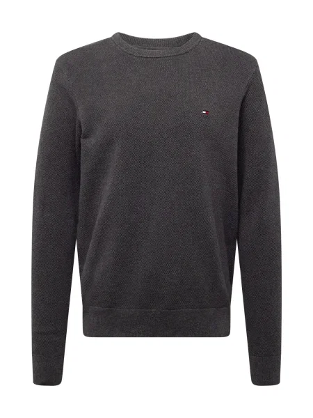 TOMMY HILFIGER Pulover Essential gri închis