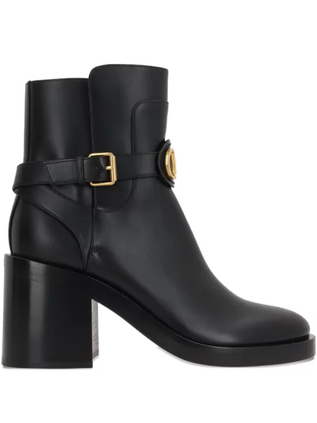 Botine Valentino Garavani cu cataramă negru