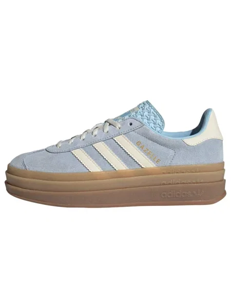 Semišové tenisky adidas Originals Gazelle Bold modrá