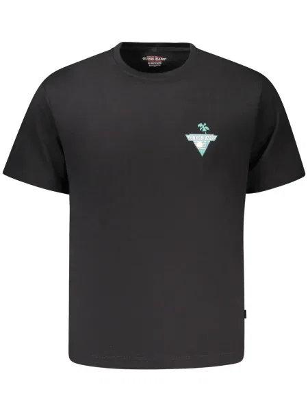 Kratek majica Guess Jeans črna