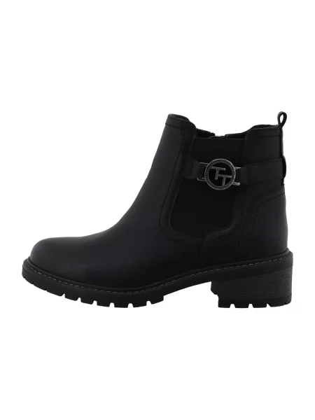 TOM TAILOR Botine negru