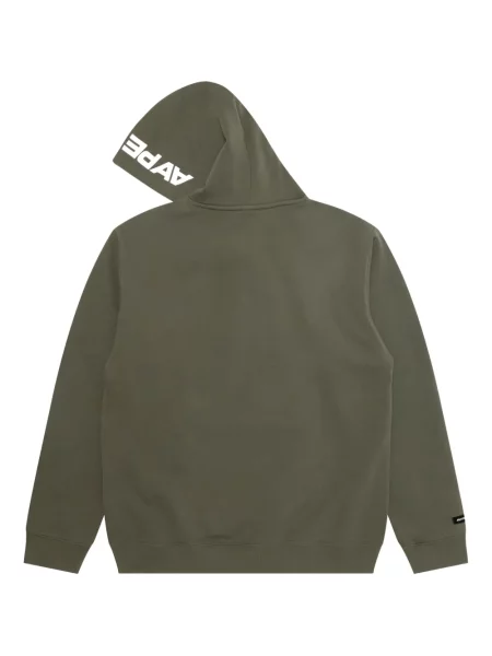 Суичър с качулка Aape By *a Bathing Ape® с качулка с принт зелено