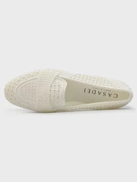Лоферы Casadei белые