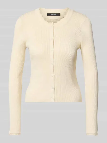 Kardigan rozpinany o kroju slim fit z mieszanki model WONDER' Vero Moda