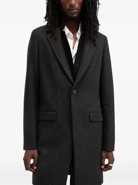 Palton Allsaints de lână negru