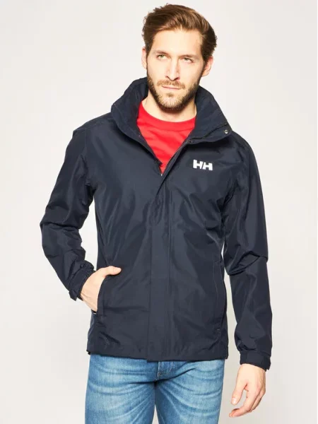 Helly Hansen Dubliner pánska bunda do dažďa tmavomodrá modrá