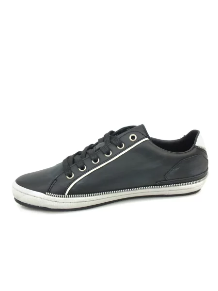 Sneakersy Guess skórzane czarne
