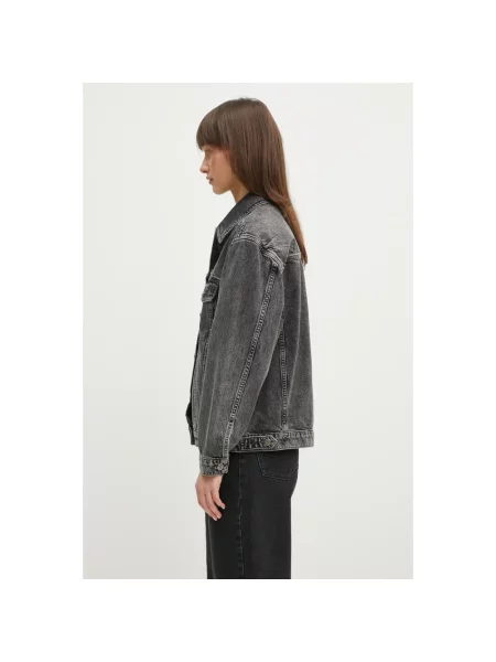 Anine Bing kurtka Rory Jacket przejściowa szary