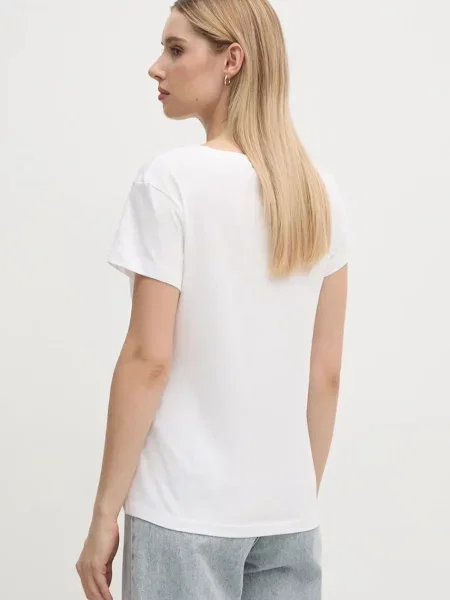 Tričko Pepe Jeans GALEY bílá