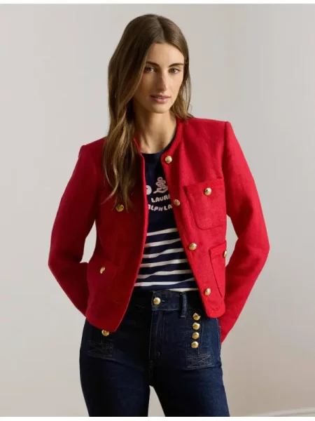 LAUREN RALPH LAUREN De in jachetă | Cropped Fit roșu