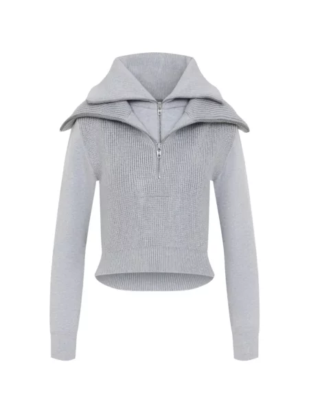 Gulerat pulover Balenciaga gri