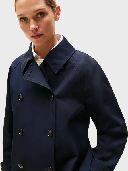 Тренч Tommy Hilfiger синій