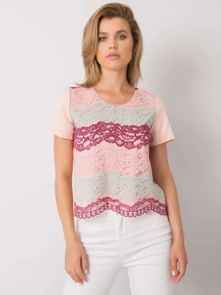 Блуза Lakerta винено червено