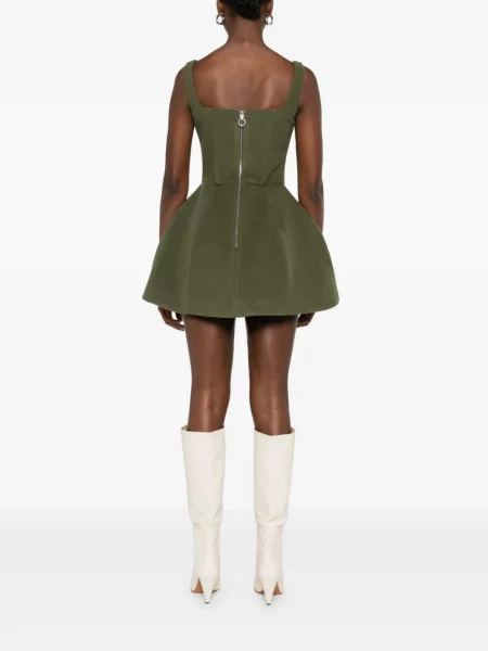 Rochie mini Vestiaire D'un Oiseau Libre de costum verde