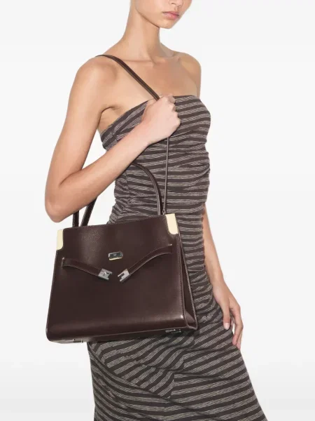 Geantă Tory Burch maro