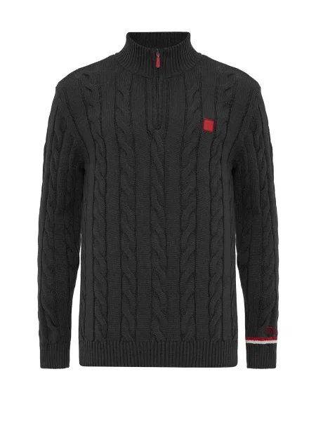 Moxx Paris Pulover roșu negru