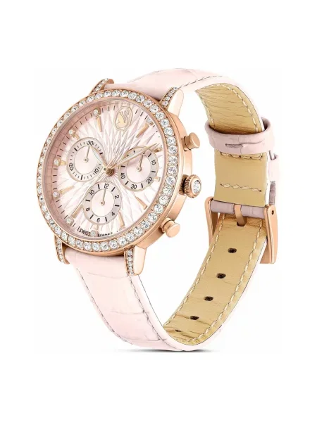 Zegarek Swarovski do tenisa różowy