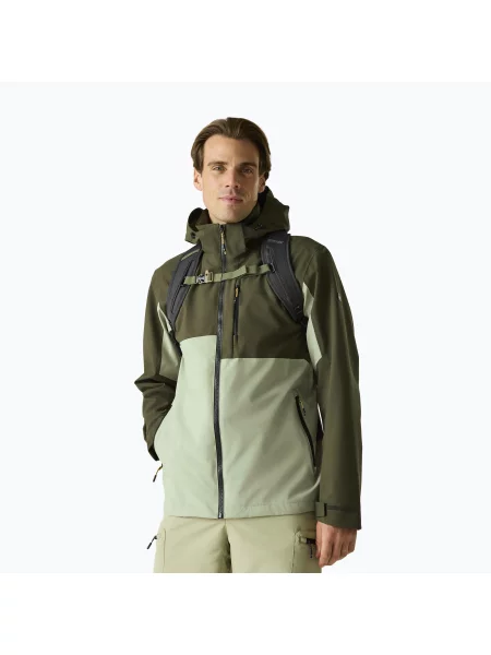 Férfi esőkabát REGATTA Waterproof Shell Bosfield light sage/dark khaki. Méret: XL zöld