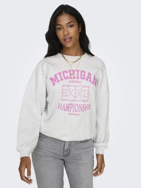 Світшот Only сірий