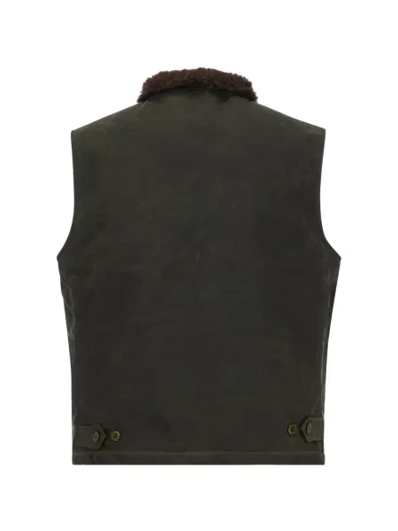 Vestă Ceccarelli de catifea verde