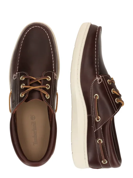 TIMBERLAND Mocasini burgundy roșu