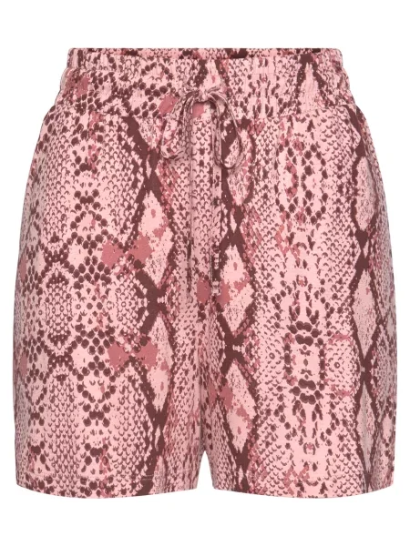 BUFFALO Pantaloni roz / roz pal / vin roșu