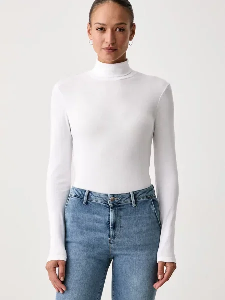 United Colors of Benetton longsleeve biała