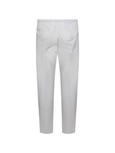 Pantaloni Eleventy alb