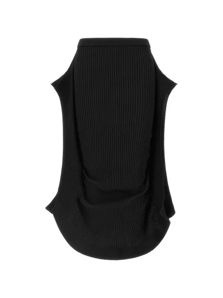 Fusta maxi Issey Miyake tricotate negru