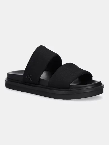 Klapki Calvin Klein Jeans czarne