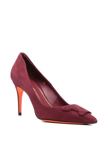 Pantofi cu toc Santoni roșu