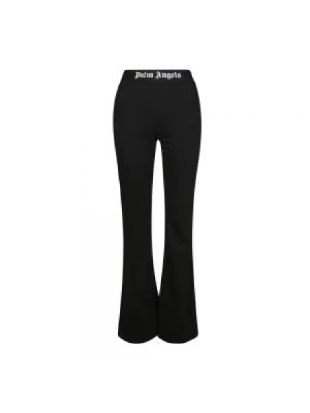 Legginsy Palm Angels dzwony czarne