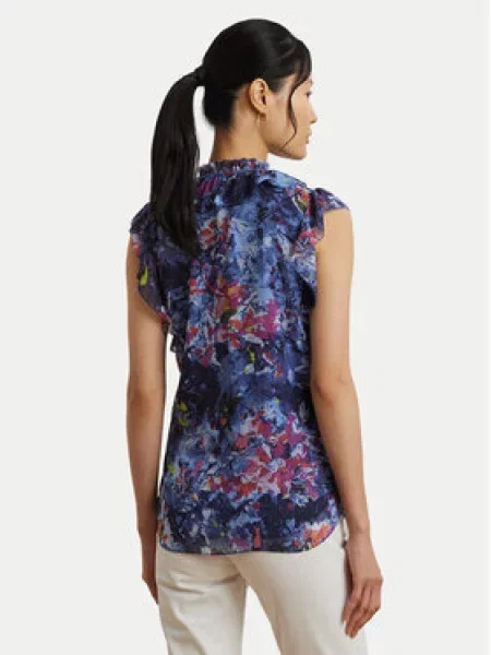 LAUREN RALPH LAUREN Bluza Mornarsko modra